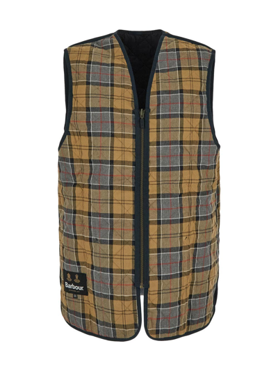 Shop Barbour Quilted Reversible Waistcoat In Blue