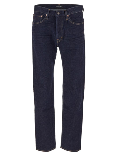 Shop Tom Ford Classic Jeans In Blue