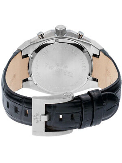 Pre-owned Tw Steel Tw-steel Ce4101 Ceo Tech Chronograph Mens Watch 44mm 10atm