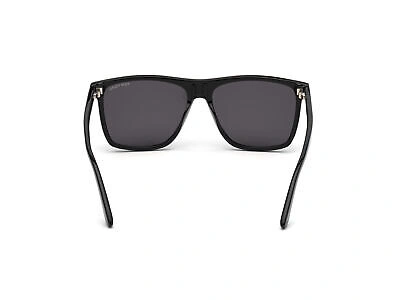 Pre-owned Tom Ford Sunglasses Ft0832-n Fletcher 01a Black Smoke Man In Gray