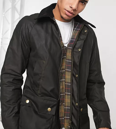 Pre-owned Barbour Ashby Wax Cotton Jacket British Style Msrp $425 In Olive Great Reviews In Green