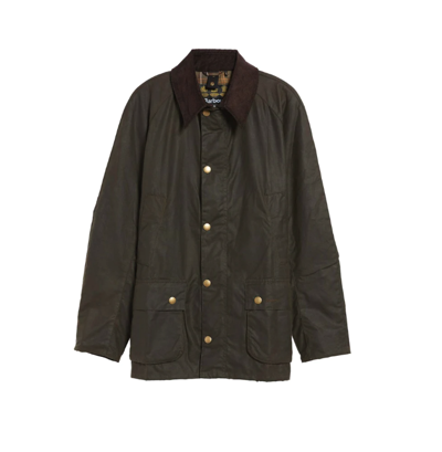 Pre-owned Barbour Ashby Wax Cotton Jacket British Style Msrp $425 In Olive Great Reviews In Green