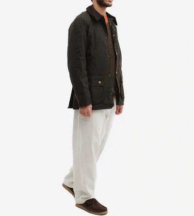 Pre-owned Barbour Ashby Wax Cotton Jacket British Style Msrp $425 In Olive Great Reviews In Green