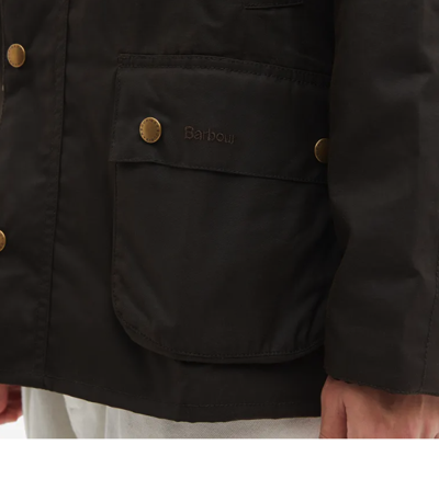 Pre-owned Barbour Ashby Wax Cotton Jacket British Style Msrp $425 In Olive Great Reviews In Green