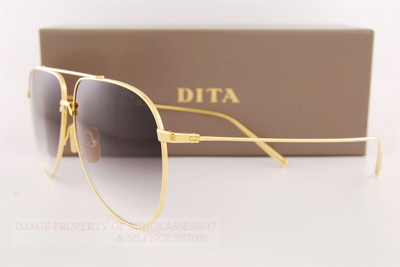 Pre-owned Dita Brand  Sunglasses Artoa.92 Dts160-a-01 Yellow Gold/grey Smoke Gradient In Gray