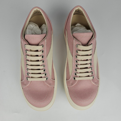 Pre-owned Rick Owens Drkshdw Women's Faded Pink Vintage Sneakers Size 39 Us 9