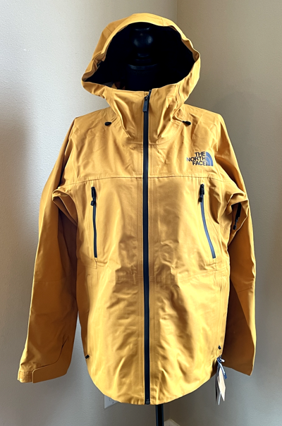 Pre-owned The North Face Sz L  Women's Ceptor 3l Waterproof Hooded Ski Shell Jacket Citrine In Yellow