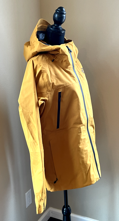 Pre-owned The North Face Sz L  Women's Ceptor 3l Waterproof Hooded Ski Shell Jacket Citrine In Yellow