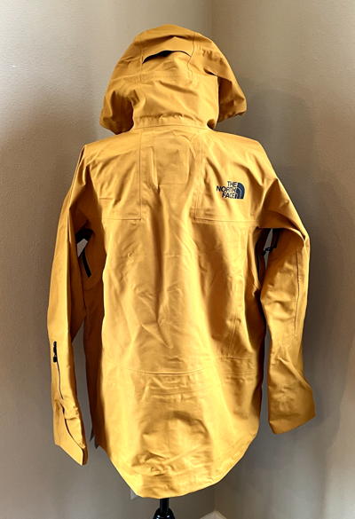 Pre-owned The North Face Sz L  Women's Ceptor 3l Waterproof Hooded Ski Shell Jacket Citrine In Yellow