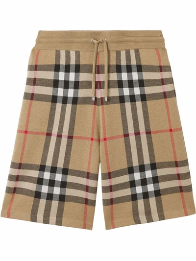 Shop Burberry Bermuda Check Clothing In Brown