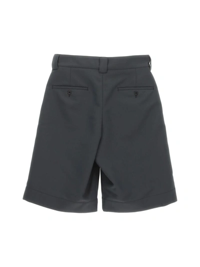 Shop Lemaire Shorts In Dark Grey