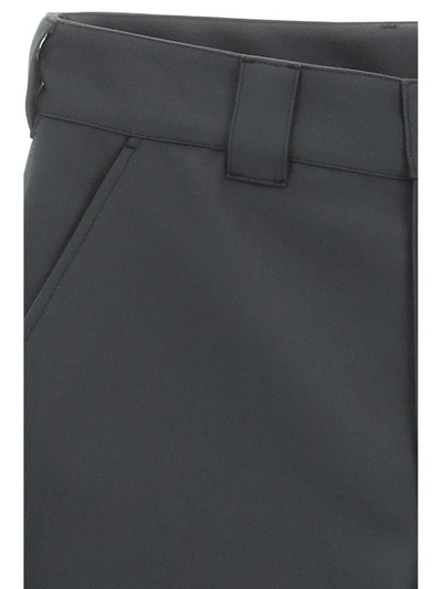 Shop Lemaire Shorts In Dark Grey