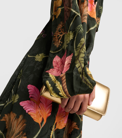 Agua By Agua Bendita + Net Sustain Antonieta Habitat Floral-print Jacquard Maxi Dress In Multicoloured