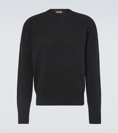 Tom Ford Alpaca Blend Is Crew Neck Sweater Clothing In Black