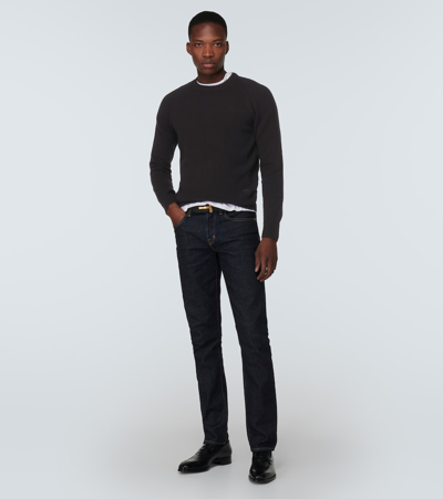 Shop Tom Ford Cashmere Sweater In Black