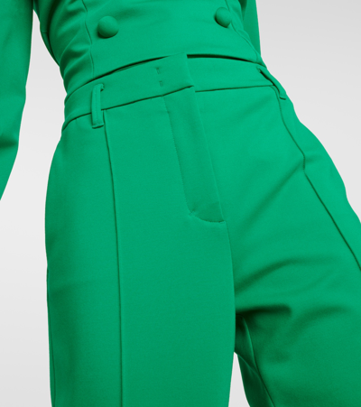 Shop Dorothee Schumacher High-rise Slim Pants In Green