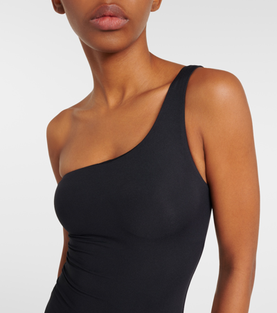 Shop Melissa Odabash Bodrum One-shoulder Swimsuit In Black
