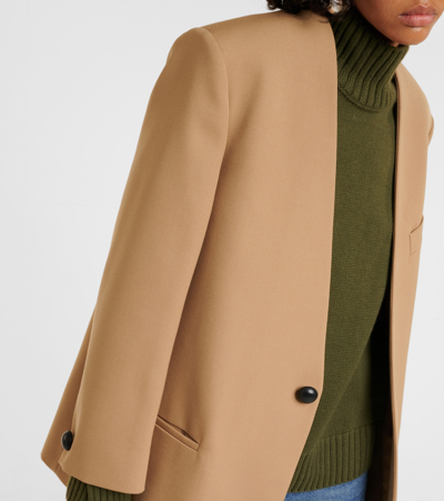 Tod's Virgin Wool Blazer In Canapa
