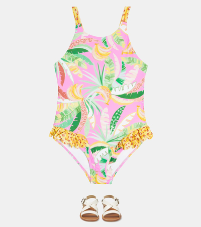 Shop Tutu Du Monde Copacabana Printed Swimsuit In Palm Print Mix