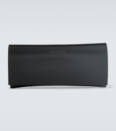 Saint Laurent Sl 621 Square Glasses In Havana-crystal-transparent