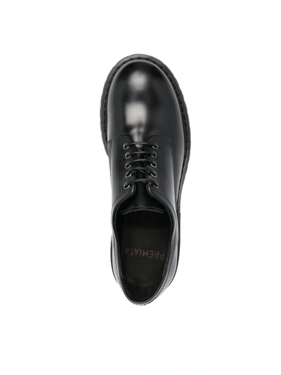 Shop Premiata Rois Lace-up Huon Gy Washed Shoes In Black