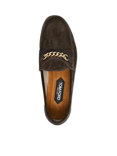 Shop Tom Ford Loafers Shoes In Brown