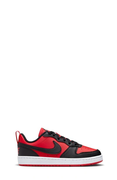 Shop Nike Kids' Court Borough Low Recraft Sneaker In University Red/ Black/ White