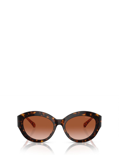 Shop Michael Kors Eyewear Round Frame Sunglasses In Multi