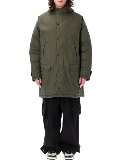 Shop Nike Life Insulated Parka In Green