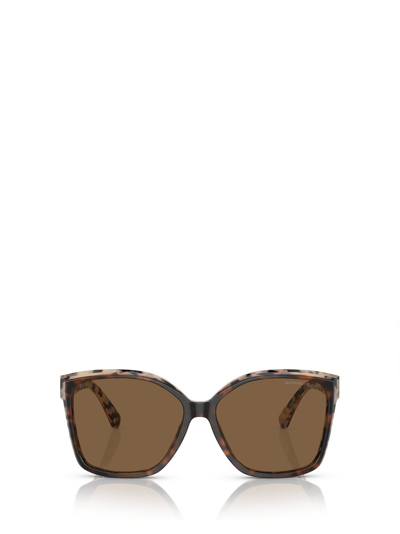 Shop Michael Kors Eyewear Butterfly Frame Sunglasses In Multi
