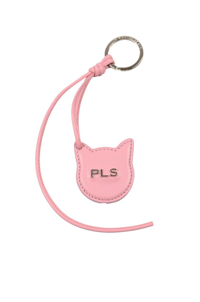Shop Philosophy Di Lorenzo Serafini Logo Lettering Keychain In Pink