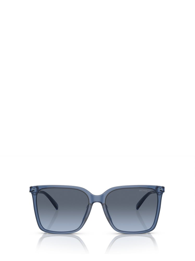 Shop Michael Kors Eyewear Square Frame Sunglasses In Blue