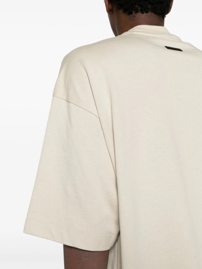Shop Fear Of God Lounge Tee Shirt In Brown