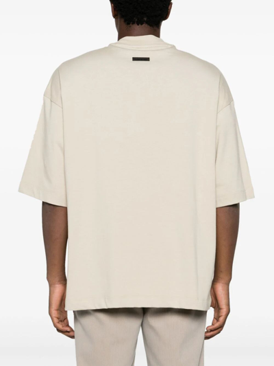Shop Fear Of God Lounge Tee Shirt In Brown