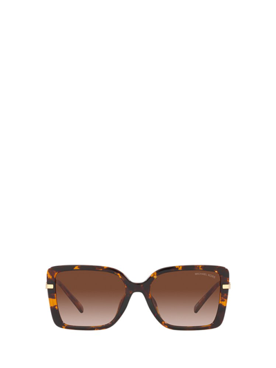 Shop Michael Kors Eyewear Rectangular Frame Sunglasses In Multi