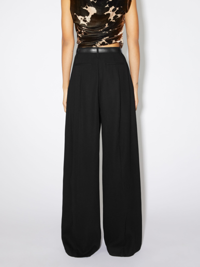 Shop Acne Studios Wide Tailored Trousers