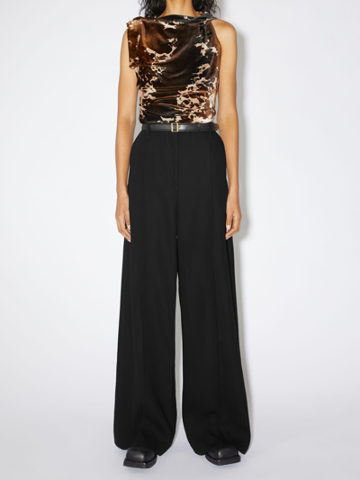 Shop Acne Studios Wide Tailored Trousers