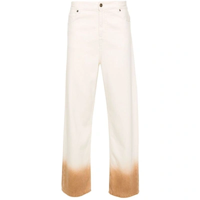 Shop Alanui Jeans In Neutrals