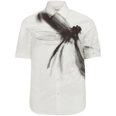 Shop Alexander Mcqueen Shirts In White/black