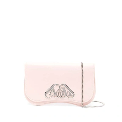Shop Alexander Mcqueen Small Leather Goods In Pink