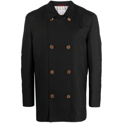 Shop Brunello Cucinelli Outerwears In Black