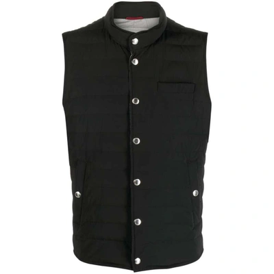 Shop Brunello Cucinelli Outwear Waistcoats In Black