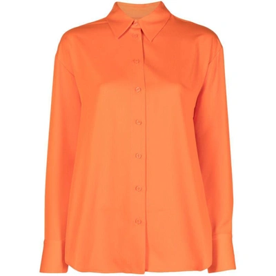 Shop Calvin Klein Shirts In Orange