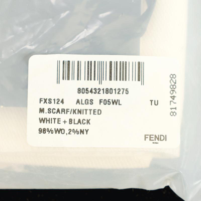 【3期免息】FENDI 芬迪新款男士FF印花羊毛围巾时尚保暖送人FXS124-ALGS
