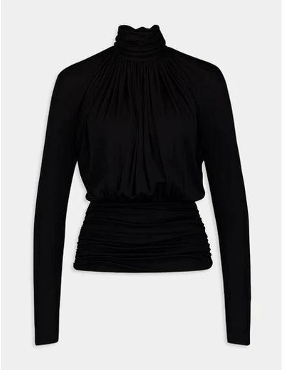 Shop Saint Laurent Turtleneck Sweaters In Black