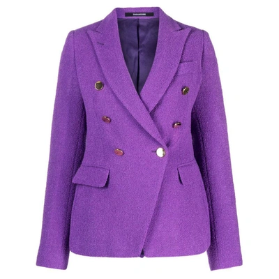 Shop Tagliatore Jackets In Purple