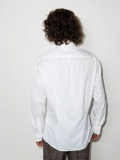 Shop Brunello Cucinelli White Suit Shirt