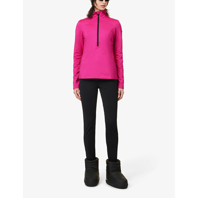 Goldbergh Pink Serena Base Layer Ski Top In 4715 Passion Pink