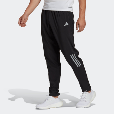 Shop Adidas Originals Men's Adidas Own The Run Woven Astro Pants In Black