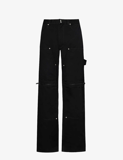 Givenchy Black Studded Jeans In Black